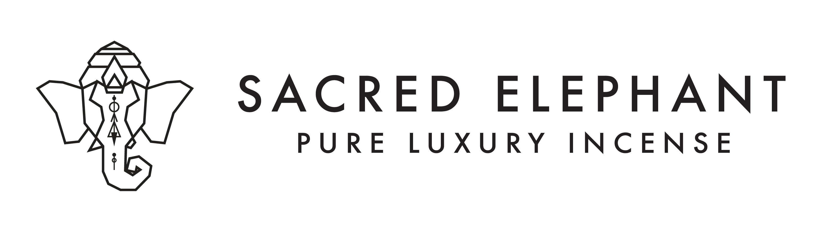 Sacred Elephant Incense alternate Logo